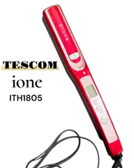 TESCOM ヘアアイロン ione ITH1805 通電確認済 アイロン マイナスイオンヘアーアイロン  ストレートヘアアイロン ストレートアイロン ストレート ピンク PINK 家電 美容家電 テスコム