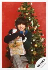 【中古】生写真(ジャニーズ) なにわ男子/道枝駿佑/膝上/Greeting Photo ～Christmas 2020～/公式生写真