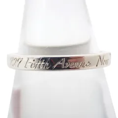 ティファニー/SV925/ノーツ/ナロー/リング /15号/j42-11