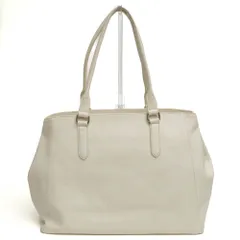 ブラックレーベル・クレストブリッジ／BLACK LABEL CRESTBRIDGE バッグ トートバッグ 鞄 ハンドバッグ メンズ 男性 男性用レザー 革 本革 オフホワイト 白 ホワイト  ソフトレザートート クレストブリッジチェック柄 肩掛け ワンショルダ