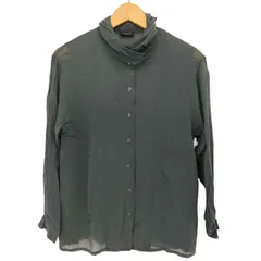 バジーレヴェントット BASILE28 シルク キュプラ 襟シワ 加工 シャツ ブラウス レディース JPN：38 のサムネイル