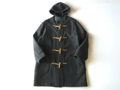 希少 USA製 90sビンテージ Polo by Ralph Lauren ラルフローレン チンスト付 ウールメルトン ダッフルコート S チャコール グレー RN41381正規品