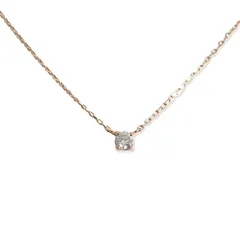 4℃ K10PG ダイヤモンド ペンダント/ネックレス//j73-35