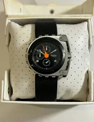 【DIESEL】ディーゼル　クロノグラフ　時計　電池切れ　レザー