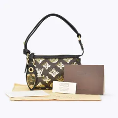 極美品 LOUIS VUITTON ルイヴィトン ミニポシェット アクセソワール アクセサリーポーチ M60125 モノグラム エクリプス 中古 4b010758