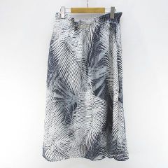 ルネ Rene 25年製 ワンピース ミモレ ロング 半袖 ツイード パール