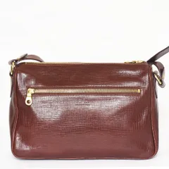 A.P.C. アーペーセー レディース 肩掛け ショルダーバッグ ワンショルダー レザー 本革 牛革 型押し ブラウン 茶 ゴールド金具