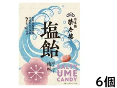 榮太樓 塩飴 ほんのり梅味 70g×6個　賞味期限2027/05のサムネイル