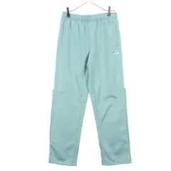 美品 FILA フィラ ロングジャージパンツ L ブルー レディース 古着