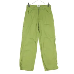 美品 Wrangler ラングラー earth music&ecology アースミュージックアンドエコロジー コラボ ペインターパンツ M グリーン レディース 古着