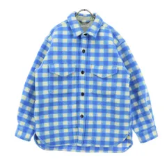 BEAUTY＆YOUTH ビューティーアンドユース ギンガムチェック 長袖 シャツジャケット M ブルー ユナイテッドアローズ メンズ 古着