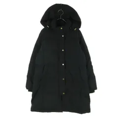 GLOBAL WORK グローバルワーク 長袖 フード付き ダウンコート M ブラック レディース 古着