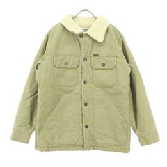美品 Pherrow's フェローズ 長袖 ボアライナー コットンジャケット 36 ベージュ メンズ 古着