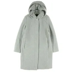 美品 URBAN RESEARCH アーバンリサーチ 長袖 フード付き ウール ロングコート 38 グレー レディース 古着