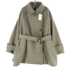 未使用 earth music&ecology アースミュージックアンドエコロジー 長袖 コート F グレー ミドル丈 レディース 古着