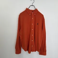 R00113 Polo Ralph Lauren オレンジ シャツ XL