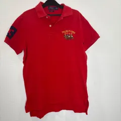 POLO Ralph Lauren ビッグポニー ポロシャツ 刺繍 レッド