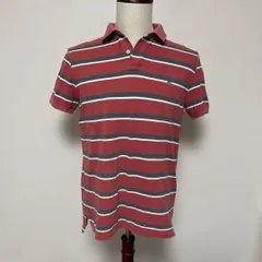 polo jeans 星条旗ロゴ ストライプ ポロシャツ ラルフローレン