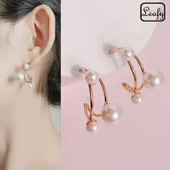 パールピアス フープピアス 3連パール 大小異なる 半円形 大人女子 春 卒業式 入学式 2026 新生活 フォーマル 結婚式 二次会 パーティー デート ギフト プレゼント レディース アクセサリー ピアス