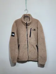 (XL) THE NORTH FACE ザノースフェイス フリース アウター ベージュ ボア フリース ジャケット