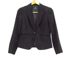 ニジュウサンク テーラードジャケット アウター ショージャケット レディース 32サイズ ブラック 23区 【中古】