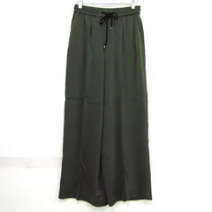 ロートレアモン ワイドパンツ ボトムス イージーパンツ レディース 38サイズ グリーン LAUTREAMONT 【中古】