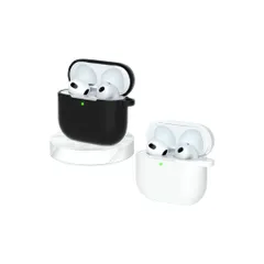 AirPods4 シリコンケース 黒・白