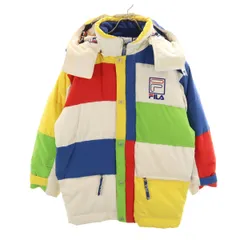 FILA SPORTS フィラ スポーツ ダウンジャケット S ブルー メンズ 古着