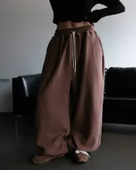 両面起毛 ジョガーパンツ