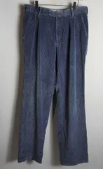 正規 90s USA製 L.L.Bean エルエルビーン コーデュロイ 2タック パンツ TALON ジップ 太畝 ビンテージ ヴィンテージ 512P★2