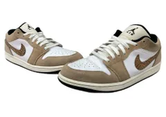 ナイキ NIKE 23年製 AIR JORDAN 1 LOW SE ELEPHANT エア ジョーダン ロー エレファント AJ1 バスケ シューズ 白 薄茶 DZ4130-201 メンズ靴 スニーカー ベージュ 29cm 104S-1113