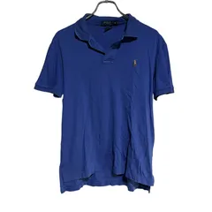 B067 POLO RALPH LAUREN ポロ ラルフローレン シャツ 半袖 ブルー ゴルフ ウェア 青 メンズ M
