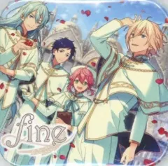 【中古】バッジ・ピンズ fine スクエア缶バッジ 「CD あんさんぶるスターズ! ユニットソングCD 2nd vol.09 fine」 アニメイト購入特典