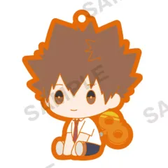 【中古】ストラップ 沢田綱吉 「家庭教師ヒットマンREBORN! ぺたっとねじまきらばーすとらっぷ」