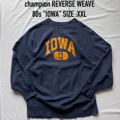 champion チャンピオン　REVERSE WEAVE リバースウィーブ  iowa 80s トリコ　２枚タグ　カプセル　XXL