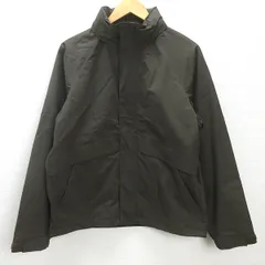Q■ユニクロ/UNIQLO ウインドプルーフスタンドブルゾン/防水ジャケット■茶【メンズM】MENS/25