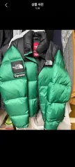 Supreme x THE NORTH FACE ザノースフェイス グリーン ダウン Nuptse(ヌプシ) 出品 新品