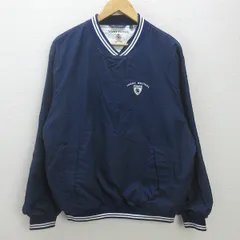 G■トミーヒルフィガー/TOMMYHILFIGER ナイロンプルオーバージャケット【S】紺/men's/19【中古】■