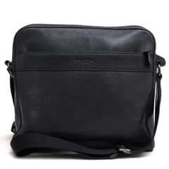 コーチ／COACH バッグ ショルダーバッグ 鞄 メンズ 男性 男性用 レザー 革 本革 ネイビー 紺  F24876 Charles Camera Bag チャールズ カメラ バッグ クロスボディ シボ革 シュリンクレザー