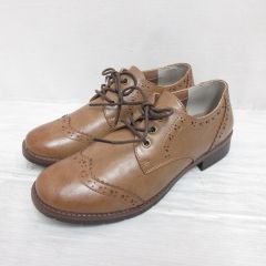 エルメス HERMES 手袋 グローブ ラムスキン H金具 S 茶 ブラウン /YI11