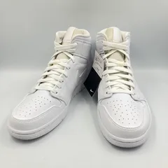 NIKE　JORDAN1 MID Triple White 2020 ナイキ　スニーカー　ホワイト