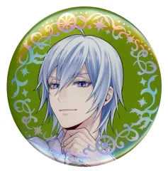 【中古】バッジ・ビンズ シルバー 「ディズニー ツイステッドワンダーランド オーロラ箔缶バッジコレクション(プラチナジャケットver.)」