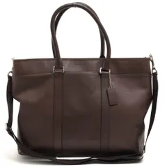 コーチ／COACH バッグ トートバッグ 鞄 ハンドバッグ メンズ 男性 男性用 レザー 革 本革 ダークブラウン 茶 ブラウン  F71562 Lexington Leather Business Tote レキシントン ビジネストート ビジネスバッグ 2W