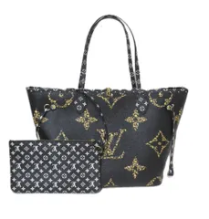 LOUIS VUITTON/ルイ ヴィトン　モノグラム ジャングル ネヴァーフルMM  M44676  トートバッグ　【中古】