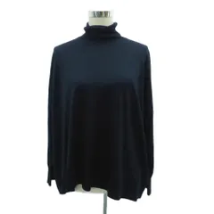 23区 オンワード樫山 タートルネック セーター ニット 長袖 ウール 38 M ネイビー 紺 /HO52 ■GY61