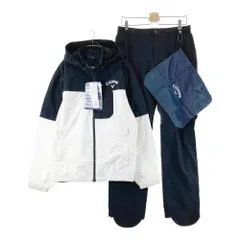 サイズ：L CALLAWAY キャロウェイ  レインウェア 上下 セットアップ  ブラック系 [240101594106] ゴルフウェア メンズ ストスト