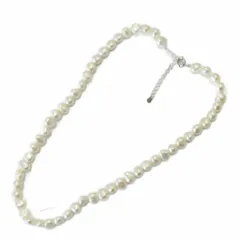 ネックレス バロックパール 真珠 7mm 白 ホワイト /KW ■GY18