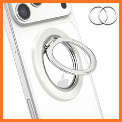【新品】 スマホリング マグセーフリング【軽量で薄型】360度回転 マグネット リング 薄型 に対応 磁気増強 Magsafe マグセーフ iphoneリング マグセーフリング スマホスタンド メタルリング スタンド機能 角度調整可能 メタルリング付き 取り外