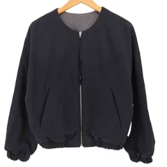 アドーア ADORE リバーシブル ノーカラー ウール ジャケット レディース JPN：36 