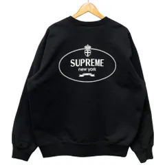 Supreme 23SS CrestCrewneck ブラック L シュプリーム 2025年最新】crest crewneck supremeの人気アイテム - メルカリ